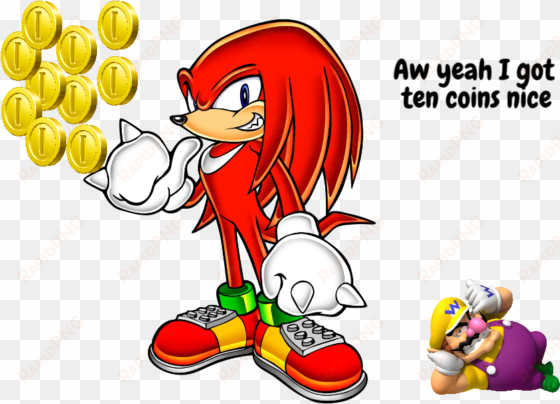 about a month ago - knuckles sonic adventure artwork