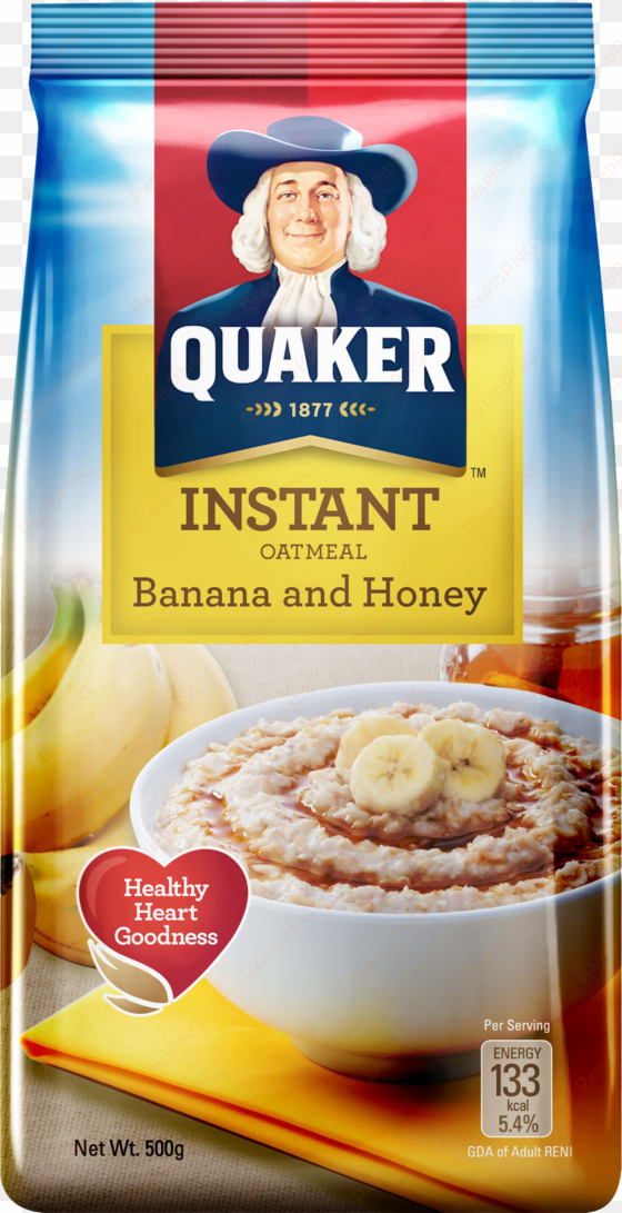 about quaker instant oatmeal - quaker oats banana honey