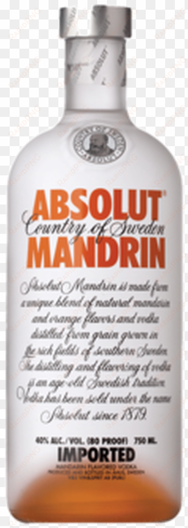 absolut mandrin vodka liter