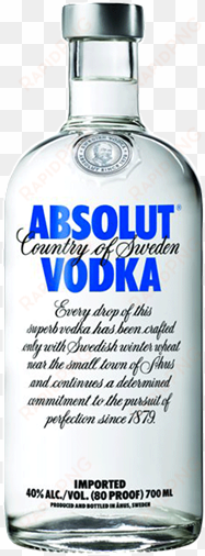 absolut vodka png - absolut blue vodka 35cl