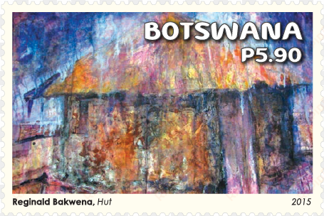 abstract art in botswana - painting