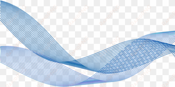 abstract blue wavy dotted shapes transparent background, - abstract shape transparent background