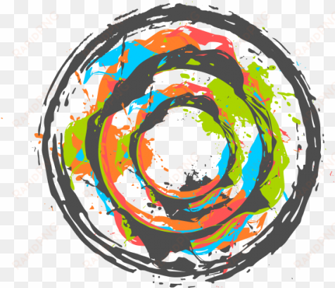 abstract circle logo element - logo