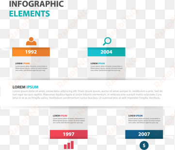 abstract colorful text box business infographics elements, - infographic