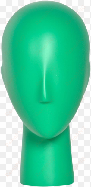 Abstract Female Head Form Jade Green transparent png image