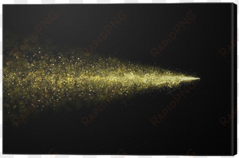 abstract gold glittering star dust trail of particles - glitter