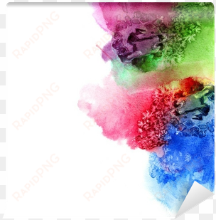 abstract hand drawn watercolor background,vector illustration, - print art company 'pomegranite collage three' by michael