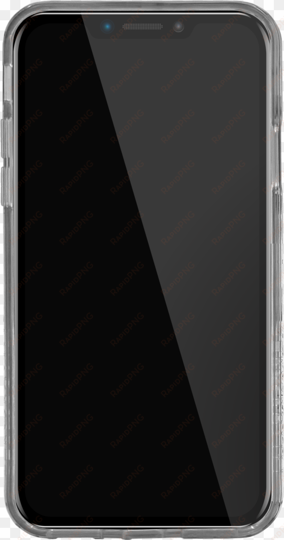 abstract iphone x case - black iphone x front