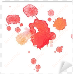 abstract watercolor aquarelle hand drawn red drop splatter - mancha de acuarela roja