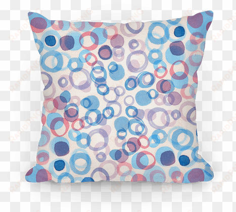 abstract watercolor pillow - watercolor painting
