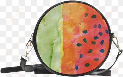 abstract watermelon round sling bag - miraculous ladybug marinette purse