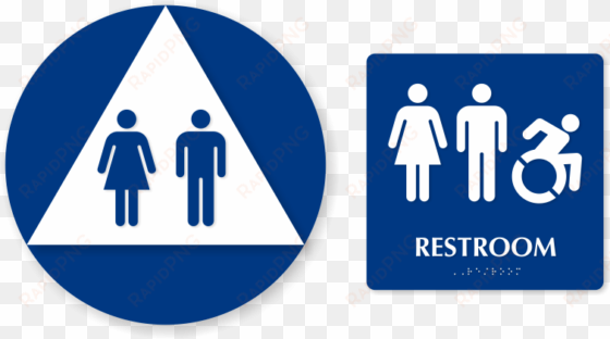 Accessible Restroom Signs - Accessibility California Family Restroom Sign transparent png image