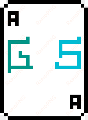 ace card for my game - electric blue
