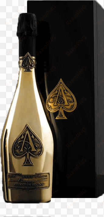 ace of spade bottle png - armand de brignac brut 2015