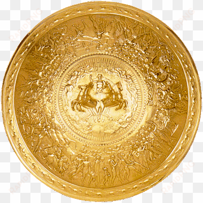 achilles gold shield - shield of achilles 3d