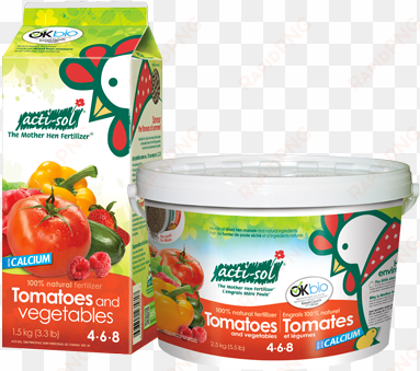 acti-sol product tomatoes and vegetables fertilizer - vegetables products