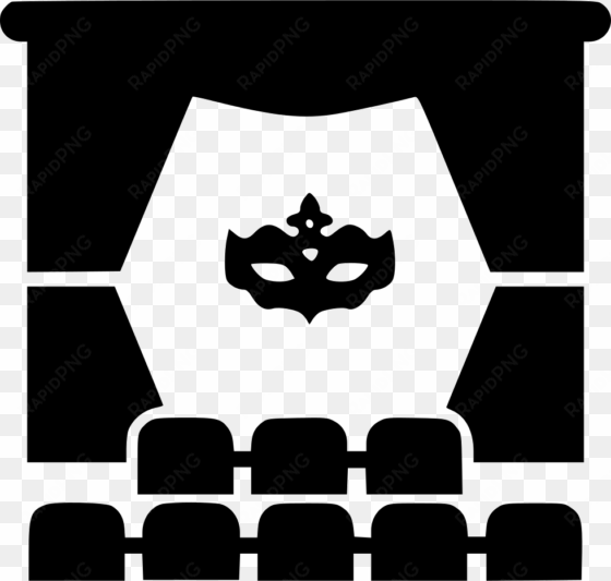 actor cinema curtain mask show stage theatre video - theatre curtain silhouette