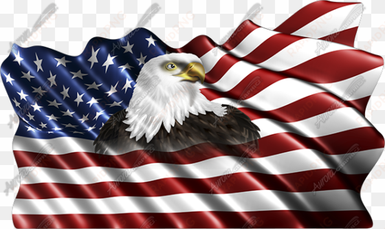 Ad8c0acc D49d 27e7 E7c6 4a01 - Waving American Flag With Eagle transparent png image