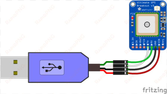 adafruit products sensors usbgps bb narrow - usb