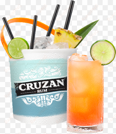 add new cruzan rum tropical fruit rum to your cruzan - bucket drink png