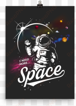 add to wishlist loading - space poster black and white