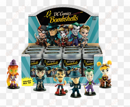 adding to the off the wall fun is the custom, collectible - dc lil bombshells series 3