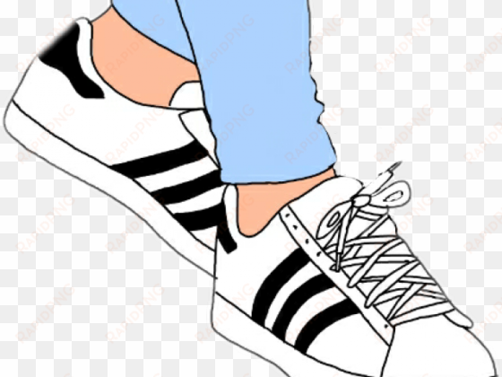 adidas shoes clipart art - zapatos adidas super star originales