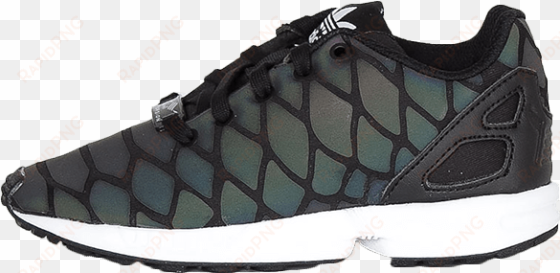 adidas zx flux black reflective snake - children's shoes sneakers adidas zx flux xenopeltis