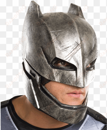 adult armoured batman 3/4 mask - armored mask