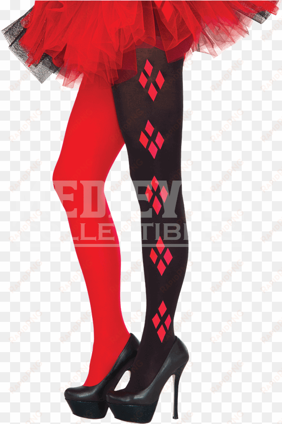 adult harley quinn tights - harley quinn