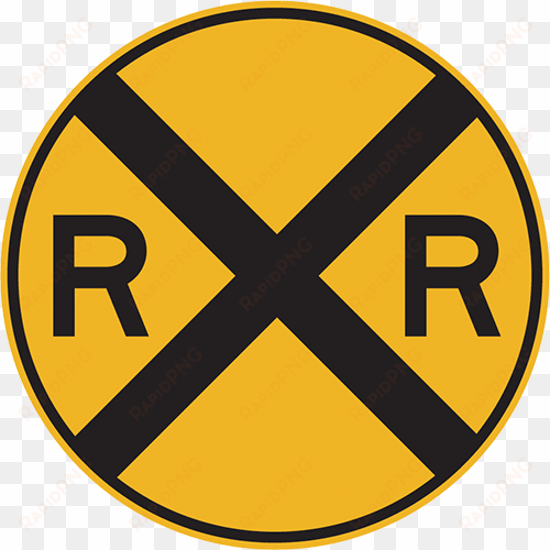 advance warning sign - traffic signs railroad crossing