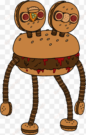 adventure time - hamburger monster - adventure time hot dog monster