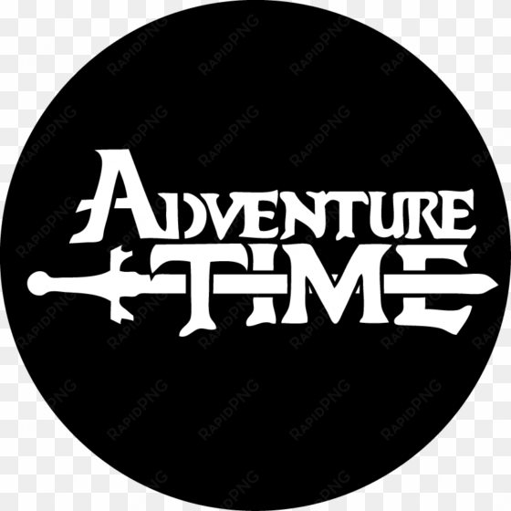 adventure time logo white