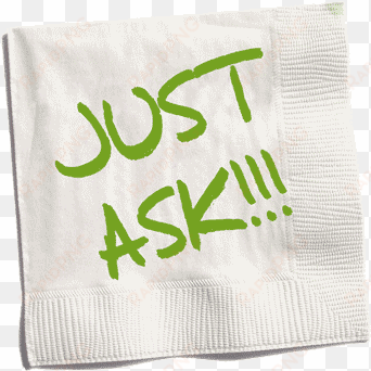 aeroleads just ask napkin - just ask