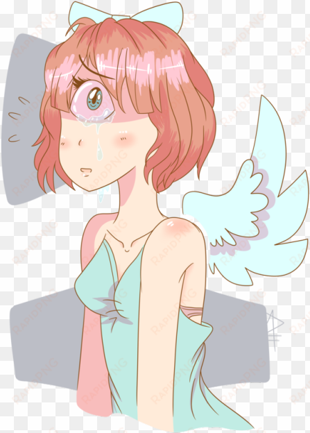 aesthetic transparent anime girl