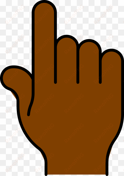africa vector hand - clip art hand pointing