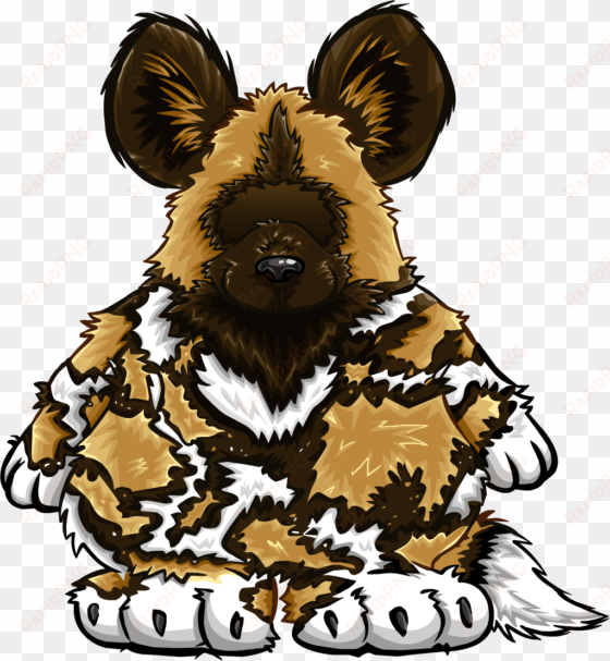 african painted dog costume icon - club penguin dog costume