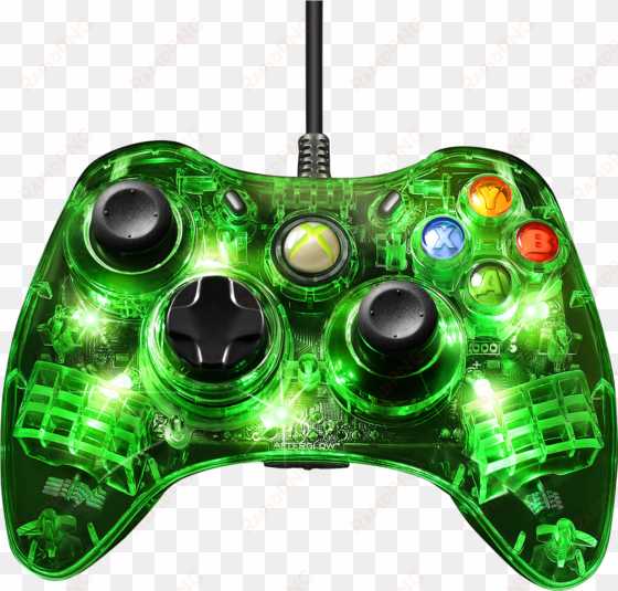 afterglow green light - pdp afterglow wired controller for xbox 360 - green