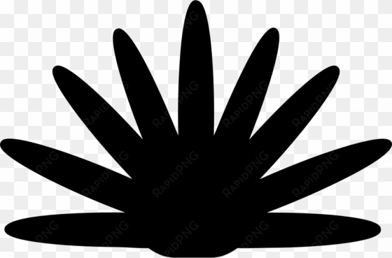 agave plant silhouette of mexico comments - hand