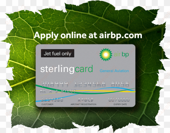 aircraft operators can apply for an air bp sterling