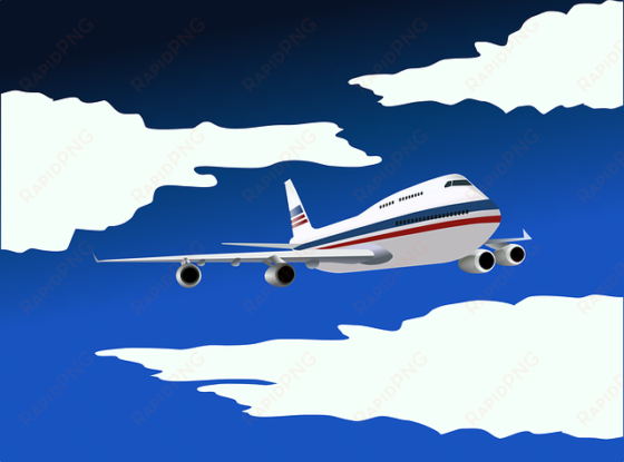 Airplane, Aircraft, Airline, Plane, Boeing - Happy Birthday With Aeroplane transparent png image