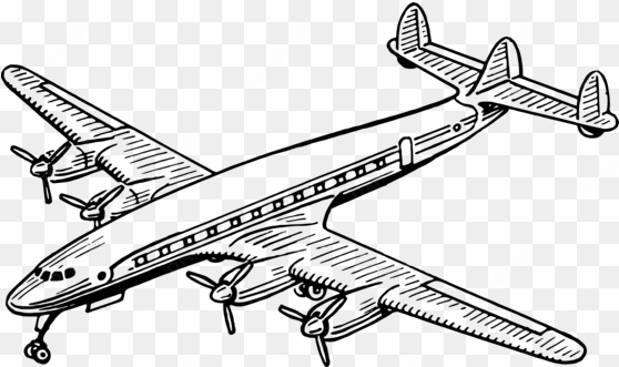 airplane aircraft propellerflygplan black and white - black and white plane