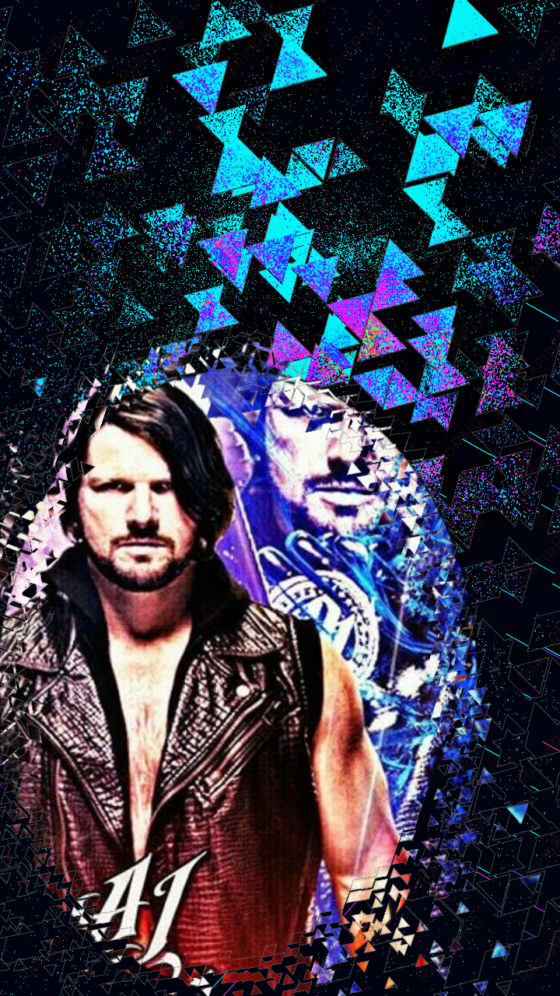 aj styles and sasha banks lockscreebs/wallpapers requested - leather jacket