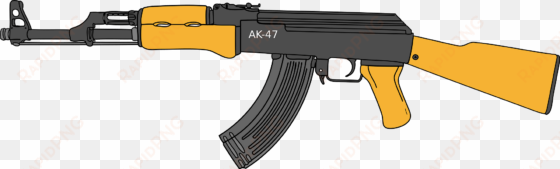 ak-47 firearm assault rifle pistol - ak 47 clipart png