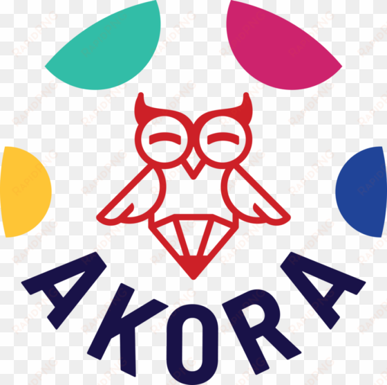 akora cmyk multi color logo - color