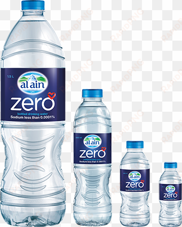 al ain zero is available in a range of convenient sizes - al ain zero water