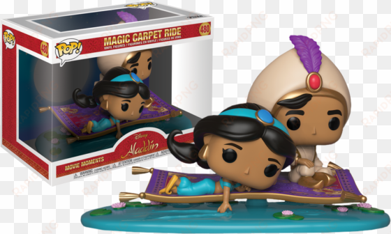 aladdin movie moments aladdin and jasmine magic carpet - pop vinyl