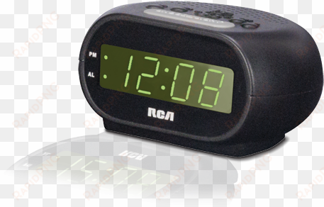 alarm clock - rca rcd10 alarm clock with 0.7" lcd display, green