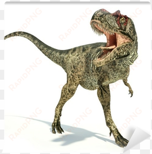 albertosaurus dinosaur, photorealistic representation, - albertosaurus dinosaur on white background canvas art