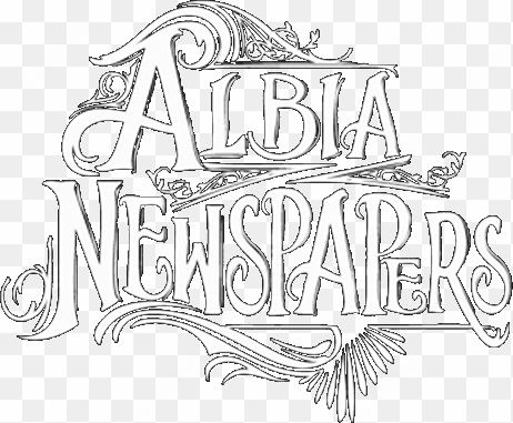 albia news - drawing